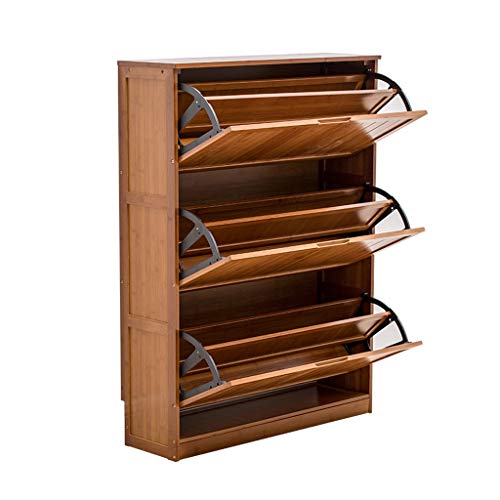 Schuhregal, ultradünn, mehrlagig, Schuhregal, Holz, Schuhschrank, platzsparend, multifunktional, Foyer/Schlafzimmer, platzsparendes Schuhregal (Größe : groß) (klein) von edjfbdehvdchvdeibjfg