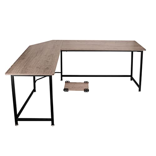 Stück L-Form/Eck-Computer-Büroschreibtisch aus Holz (D) von edjfbdehvdchvdeibjfg