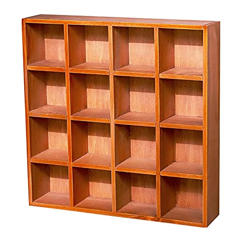 Wandregal mit 4 Ebenen, schwebend, quadratisch, Holztisch, Ablagefach, Ausstellungsregal mit 16 Aufbewahrungseinheiten Wandregal mit 4 Ebenen, schwebend, quadratisch, Holztisch, Ablagefach, Ausstellungsregal mit 16 Aufbewahrungseinheiten von edjfbdehvdchvdeibjfg