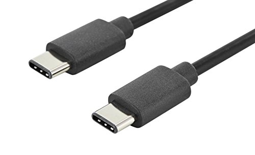 ednet 84318, USB 2.0 Anschlusskabel, USB Typ-C auf USB Typ-C (Stecker/Stecker), 3A, 480 Mbit/s, 1.8 Meter, Schwarz von ednet