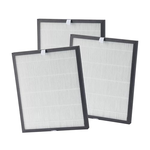 eeese - Hugo+Otto+Anna HEPA- & Aktivkohlefilter 3er-Pack: Für eine reine und gesunde Raumluft. Entfernt effektiv Staub, Allergene, Bakterien und unangenehme Gerüche für ein verbessertes Raumklima von eeese