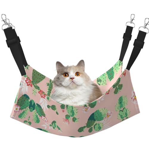 eeprty Haustier-Käfig-Hängematte mit Kaktus-Muster, warme Haustier-Hängematte, weiche hängende Katzenbett-Matte, Winter, warm eeprty Haustier-Käfig-Hängematte mit Kaktus-Muster, warme Haustier-Hängematte, weiche hängende Katzenbett-Matte, Winter, warm von eeprty