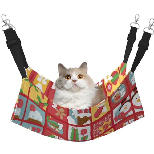 eeprty Kalender-Haustier-Käfig-Hängematte, warme Haustier-Hängematte, weiche Hängematte für den Winter, warm eeprty Kalender-Haustier-Käfig-Hängematte, warme Haustier-Hängematte, weiche Hängematte für den Winter, warm von eeprty