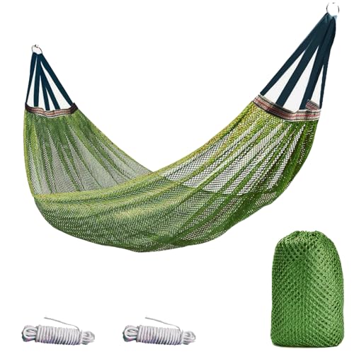 eexuujkl Ice Outdoor Camping Schaukel Hängematte Robuste Nylon Netz Hängematte Mit Riemen Und Taschen Polyester Hängematte Campingplatz , Grün eexuujkl Ice Outdoor Camping Schaukel Hängematte Robuste Nylon Netz Hängematte Mit Riemen Und Taschen Polyester Hängematte Campingplatz , Grün von eexuujkl