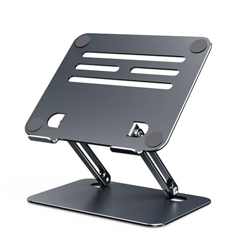 eexuujkl Robuster und langlebiger Laptop Ständer, geeignet für Tablets jeder Größe, Faltbarer Laptop Tablet Ständer Halter aus Kohlenstoffstahl von eexuujkl