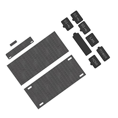 eexuujkl Silikon Staubstecker Set Konsole staubdichte Abdeckung Mainframe Pack Case mit Etiketten Spielautomaten Controller Stopper von eexuujkl