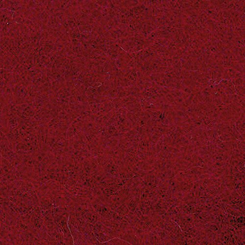 EFCO 50 g Wolle zum Filzen, dunkles Rot, 18x12x10 cm von efco