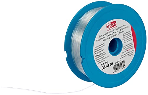 Efco 1005201 Polyamidfaden Zugkraft ca 40 kg ø 1 mm 100 m transparent 12 x 5 x 2 cm von efco