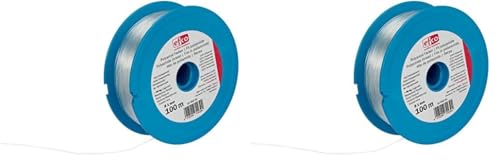 Efco 1005201 Polyamidfaden Zugkraft ca 40 kg ø 1 mm 100 m transparent 12 x 5 x 2 cm (Packung mit 2) von efco