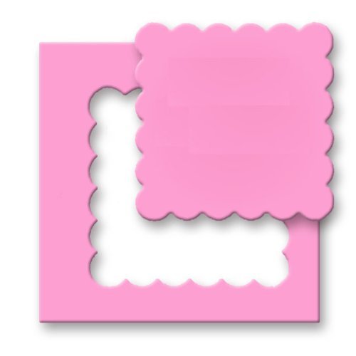 Efco Locher XL Vierkant verzahnt 37 mm, Kunststoff, Rose, 20 x 10 x 4 cm von efco