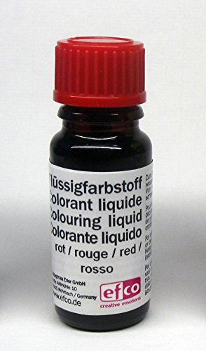 Flüssigfarbstoff rot, 10 ml von efco