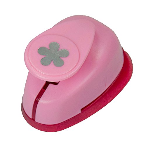 efco 1790286 Stanzer S, Retro Blume Motivstanzer, Kern: Metall, Pink, 6 x 4 x 4,5 cm von efco