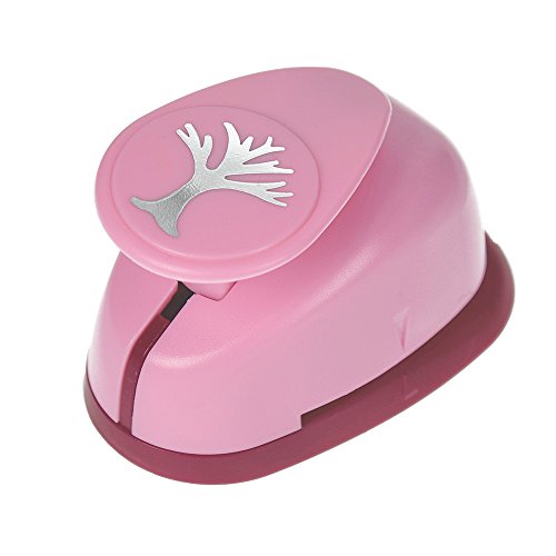 efco 1791135 Stanzer M, Herbstbaum Motivstanzer, Kern: Metall, Pink, 7,5 x 5 x 5 cm von efco