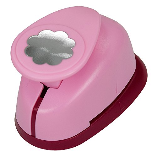 efco 1791255 Stanzer M, Blume 8-Blättrig Motivstanzer, Kern: Metall, Pink, 7,5 x 5 x 5 cm von efco