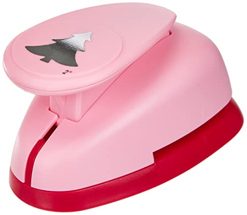 efco Stanzer XL, Tannenbaum spitz Motivstanzer, Kern: Metall, pink, 12,5 x 8 x 7 cm von efco