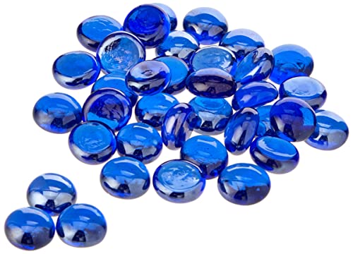 Efco Glasnuggets irisierend, 13–15 mm, blau, Glas, 10 x 10 x 5 cm, 35 von efco