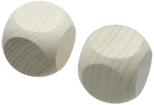 efco Holz Cube Beach Wood 40 mm 2 PCS. Gebleicht, braun von efco