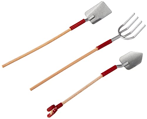 Efco Miniatur-Gartengeräte, 11,5-13 cm, 3-teilig, Metall, Mehrfarbig, 6 x 4 x 2 cm von efco