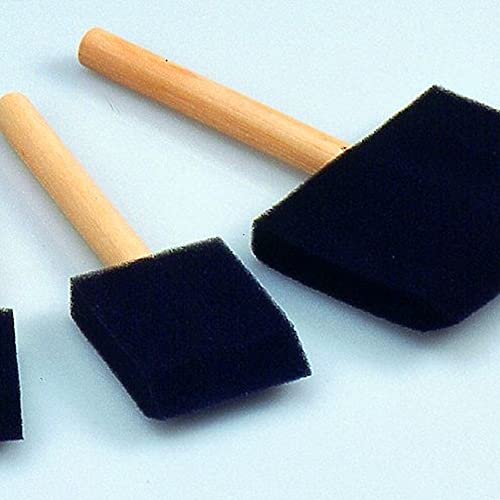 efco Schaumstoff blank Pinsel, schwarz, 70 x 70 mm-p, acryl, schwarz, 41 x 51 x 3.8 cm von efco
