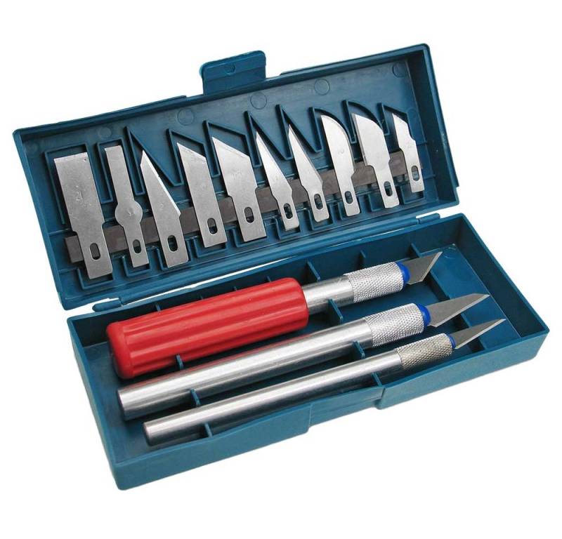 MEYCO Hobby Schneidrechen Messer-Set, 13 Teile von MEYCO Hobby