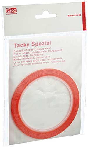 Efco Tacky Spezial Doppelklebeband, transparent, 3 mm x 10 m, 1520603 von efco