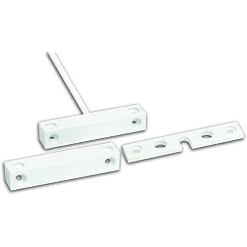 EFF-EFF 10362-6-10 Effeff Flachreedkontakt Reedkontakt Türkontakt max. 60 V/DC IP67, Kunststoff weiß 10362-6, Silber von EFF-EFF