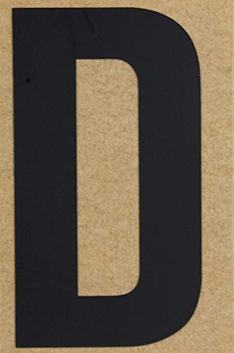 effix D (1 ST) 0,3MM Buchstaben, 100 MM Kunststoff SCHWARZ SELBSTKLEBEND von effix