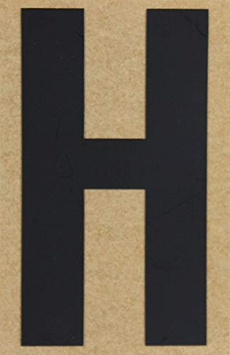 effix H (1 ST) 0,3MM Buchstaben, 100 MM Kunststoff SCHWARZ SELBSTKLEBEND von effix