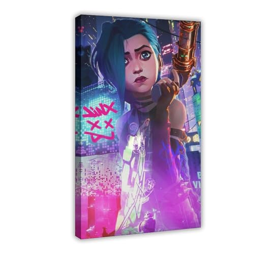 efhavce Jinx Poster auf Leinwand, Motiv: Arkane Staffel, 20 x 30 cm efhavce Jinx Poster auf Leinwand, Motiv: Arkane Staffel, 20 x 30 cm von efhavce