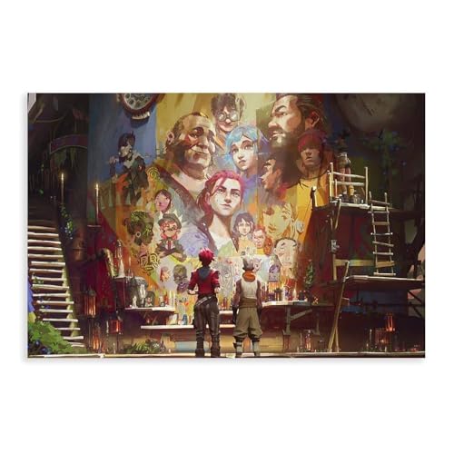 efhavce Poster Arcane Jinx Leinwandposter Schlafzimmer Dekor Landschaft Büro Zimmer Dekor Geschenk 30 x 45 cm efhavce Poster Arcane Jinx Leinwandposter Schlafzimmer Dekor Landschaft Büro Zimmer Dekor Geschenk 30 x 45 cm von efhavce