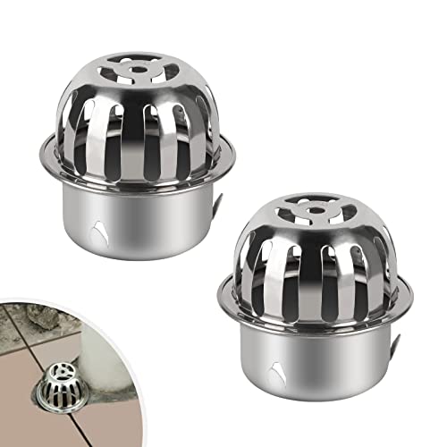 EFUTURETIME 2 Stück Laubfanggitter Edelstahl 58mm, Dachrinnen Laubschutz, Fallrohrgitter, Fallrohrschutz Dachrinnenschutz für Dachrohre, Abflüsse und Fallrohre EFUTURETIME 2 Stück Laubfanggitter Edelstahl 58mm, Dachrinnen Laubschutz, Fallrohrgitter, Fallrohrschutz Dachrinnenschutz für Dachrohre, Abflüsse und Fallrohre von efuturetime
