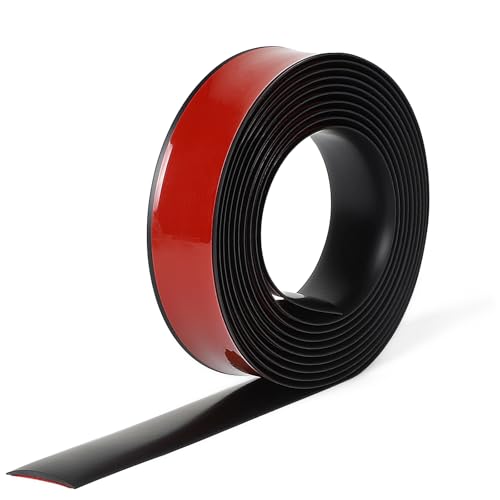 EFUTURETIME Übergangsleiste Selbstklebend 4M Übergangsprofil Schwarz 4cm Breit, 3,5mm Hohe Türleiste Boden Selbstklebend Abdeckleiste PVC für Fußböden, Tür, Fenster EFUTURETIME Übergangsleiste Selbstklebend 4M Übergangsprofil Schwarz 4cm Breit, 3,5mm Hohe Türleiste Boden Selbstklebend Abdeckleiste PVC für Fußböden, Tür, Fenster von efuturetime