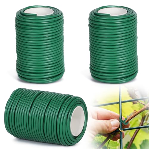 efuturetime 3 x Pflanzendraht Gummiert 3.5mm Gartendraht 20m Bindedraht Ummantelt Grün für Training und Unterstützung von Pflanzen efuturetime 3 x Pflanzendraht Gummiert 3.5mm Gartendraht 20m Bindedraht Ummantelt Grün für Training und Unterstützung von Pflanzen von efuturetime