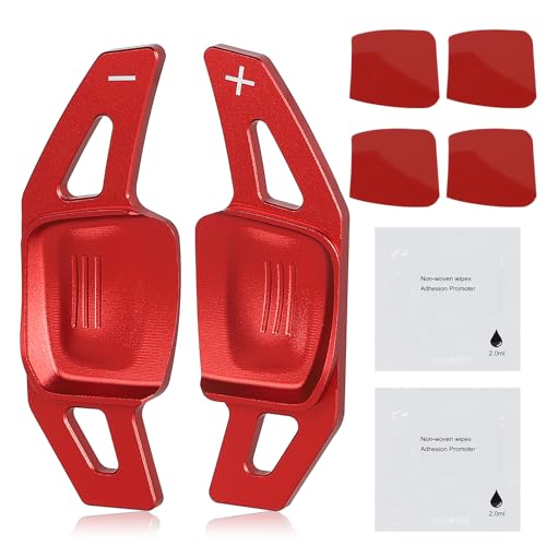 efuturetime Schaltwippen Verlängerung Lenkrad Shift Paddle Extension aus Aluminium, Kompatibel mit Volkswagen, Rot efuturetime Schaltwippen Verlängerung Lenkrad Shift Paddle Extension aus Aluminium, Kompatibel mit Volkswagen, Rot von efuturetime