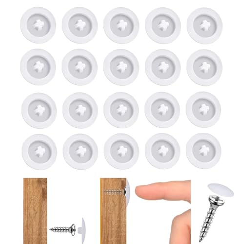50 Stück Schraubenabdeckung, Kreuzschlitz Abdeckkappen kreuzschlitzschrauben, Durchmesser 12MM Kunststoff-Kreuzschlitzschraube Deckel, Schraube Dekorative Abdeckungen Weiße 50 Stück Schraubenabdeckung, Kreuzschlitz Abdeckkappen kreuzschlitzschrauben, Durchmesser 12MM Kunststoff-Kreuzschlitzschraube Deckel, Schraube Dekorative Abdeckungen Weiße von ehomiiii