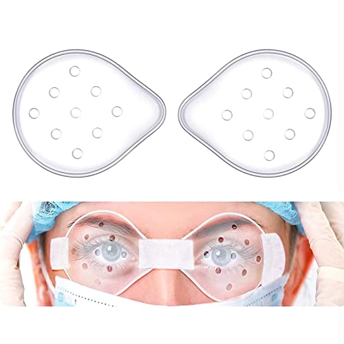 Augenschutz nach Operationen, transparent, belüftet, Augenklappe (2 Stück) von ehomiiii