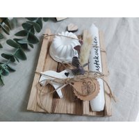 Pustekuchen Geschenkset Geburtstagsgeschenk Kerze Mit Halter Kleinigkeit von eigenDEKOart