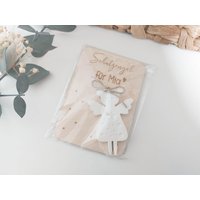 Schutzengel Geschenk Personalisiert | Taufe Geburt Geburstag Weihnachten von eigenDEKOart