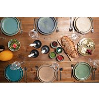 Handgefertigtes Keramik-Speiseteller-Set Rustikale Keramikteller Küchengeschirr Handgefertigtes Keramik-Speiseteller-Set Rustikale Keramikteller Küchengeschirr von einavcraft
