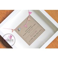 Bild Im Rahmen-Geschenk Zur Geburt, Taufen Geschenk, Spruchbild , Personalisiert, Wimpel, Kinderzimmer, Wanddeko, Eindruck Bild Im Rahmen-Geschenk Zur Geburt, Taufen Geschenk, Spruchbild , Personalisiert, Wimpel, Kinderzimmer, Wanddeko, Eindruck von eindruckbastian