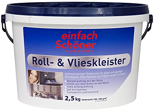 EINFACH SCHÖNER Rollkleister Vlies Kleister 2,5Kg Vliestapeten Tapetenkleister von einfach Schöner