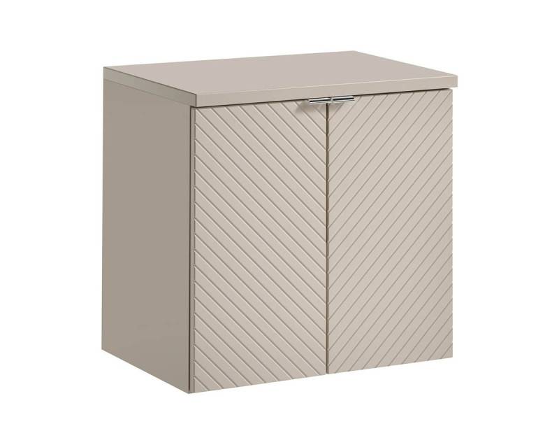 einfachgutemoebel Waschtisch-Set Bad Waschplatz QUERRO 60cm mit Türen, zum Unterbau, Kaschmir, (Badmöbel Set, 1-St., Waschtisch Unterschrank) von einfachgutemoebel