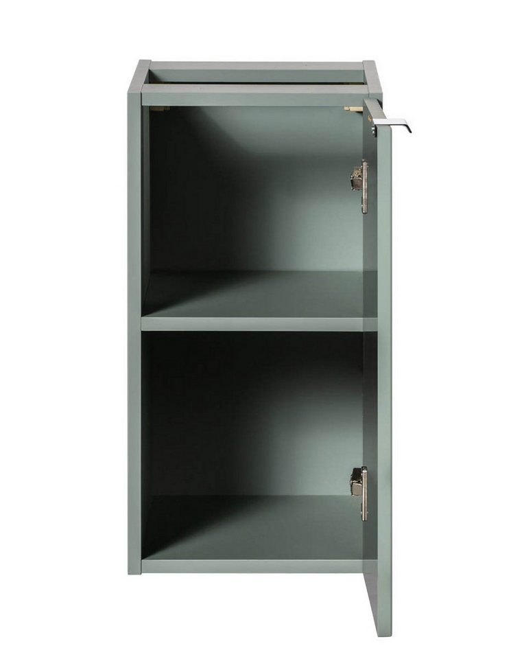 einfachgutemoebel Waschtisch-Set Badezimmer Ansatzschschrank Waschplatz LINETTE, 30cm 1-türig, grün, (Badmöbel Set, 1-St., Bad Hängeschrank) von einfachgutemoebel