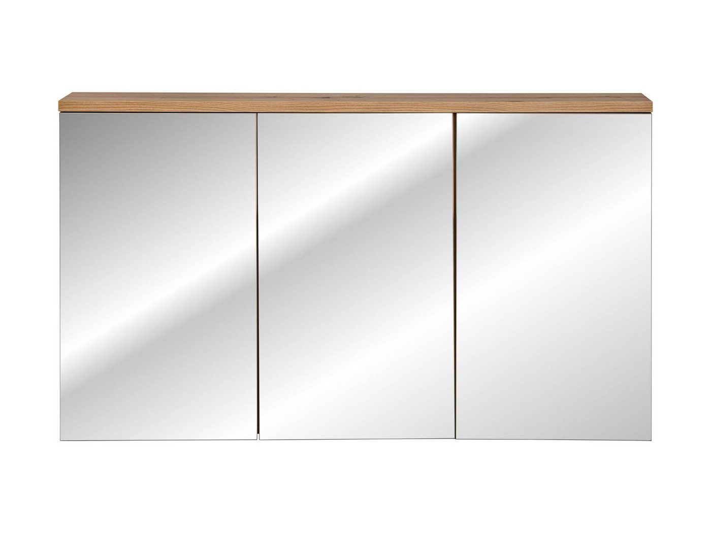 einfachgutemoebel Waschtisch-Set Badmöbel Bad Somoza, 120cm Spiegelschrank LED-Leuchte, artisan-eiche, (Badmöbel Spiegelschrank, Spiegelschrank) von einfachgutemoebel