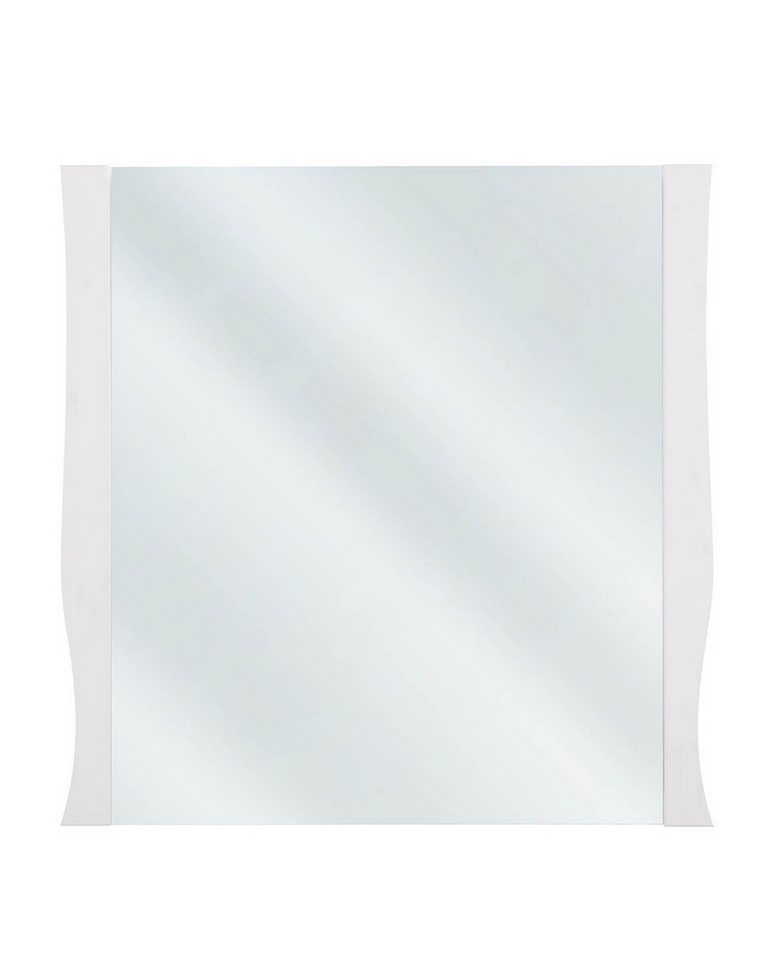 einfachgutemoebel Waschtisch-Set Wandspiegel 80cm mit Rahmen, weiß, ISABELLE, (Badmöbel Set, 1-St., Wandspiegel mit Rahmen 80 x 80cm weiß) von einfachgutemoebel