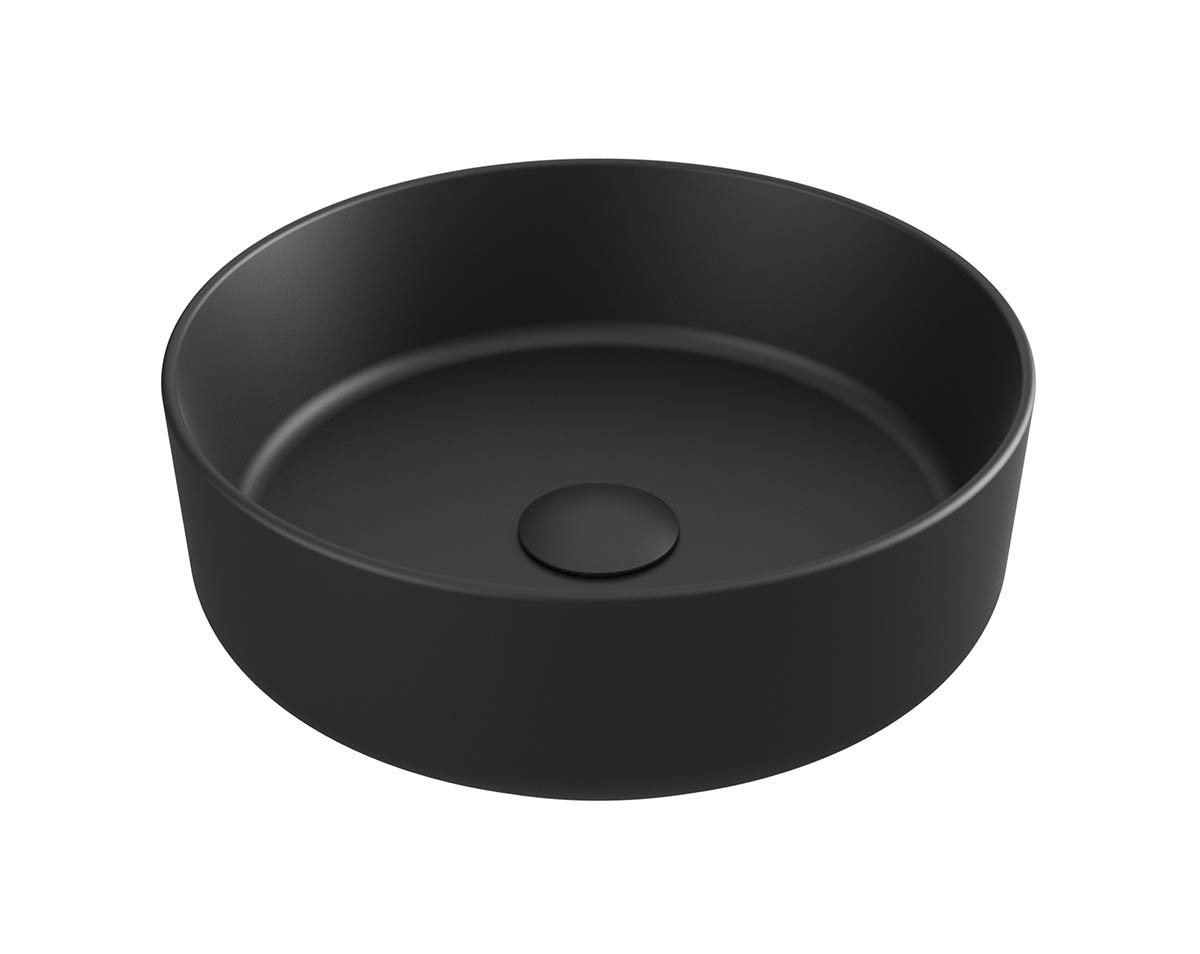 einfachgutemoebel Waschtisch Waschtisch Blackened 80cm Baumkantenplatte Wotan-Oak & Becken wählbar (Badmöbel Set, 1-St., Waschtisch Unterschrank) von einfachgutemoebel