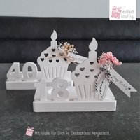 Geburtstagsgeschenk Mit Wunschzahl | Geschenk 30. Geburtstag 30 Jahre 40 Geburtstagskerze Runder Geburtstagsgeschenk Mit Wunschzahl | Geschenk 30. Geburtstag 30 Jahre 40 Geburtstagskerze Runder von einfachknuffig