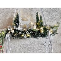 Hängedeko Weihnachtlich Silber-Weiss Beleuchtet Hängedeko Weihnachtlich Silber-Weiss Beleuchtet von einfachschoen