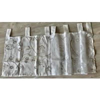 Scheibengardine Weiss Ausbrenner von einfachschoen