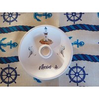 Kerzenständer Maritim Leuchtturm Seemöwe Moin Sommer Sonne Meer Geschenk Mitbringsel Geburtstag Grillabend Maritime Deko von einfachsonja